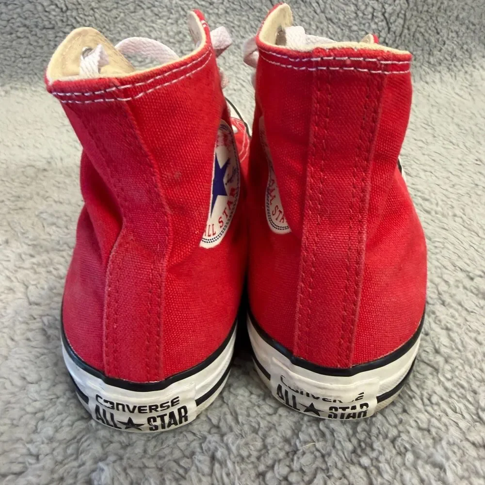 CONVERSE CHUCK TAYLOR High Top Mens 5 Womens 7 All Star Red Streetwear Skate